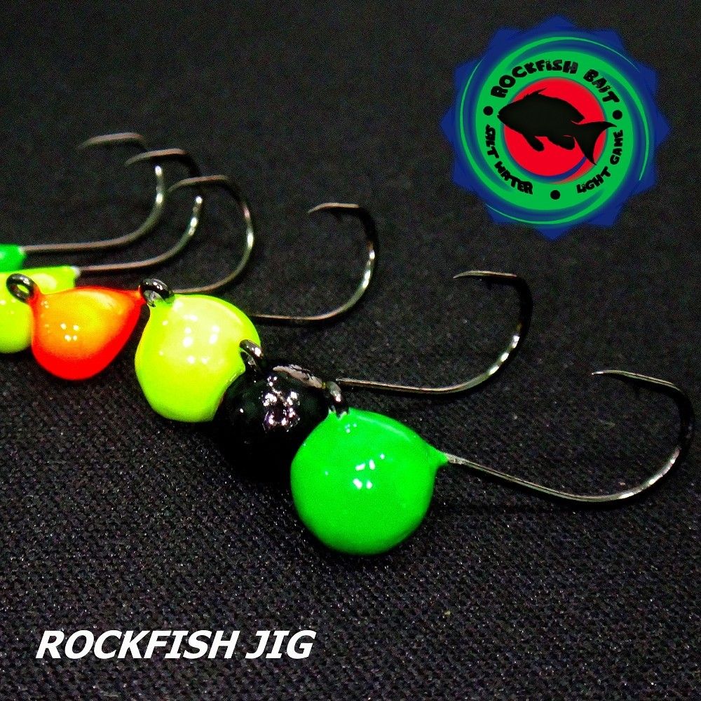 Джигголовка вольфрамовая Rockfish Jig 10/0.35g/MIX