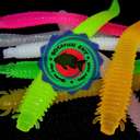 Силиконовая приманка Rockfish Bait Sea Worm 6.2cm/12 Yellow