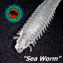 Силиконовая приманка Rockfish Bait Sea Worm 6.2cm/04RED