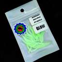 Силиконовая приманка Rockfish Bait Akara Worm 3.5cm/Glow