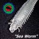 Силиконовая приманка Rockfish Bait Sea Worm 6.2cm/07GR
