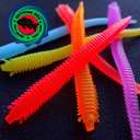Силиконовая приманка Rockfish Bait Sea Worm 6.2cm/12 Yellow