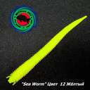 Силиконовая приманка Rockfish Bait Sea Worm 6.2cm/12 Yellow