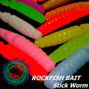 Силиконовая приманка Rockfish Bait Stick Worm 4.5cm/10UV
