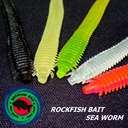 Силиконовая приманка Rockfish Bait Sea Worm 6.2cm/16