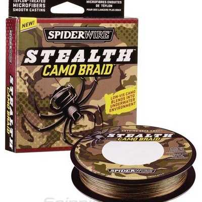 Шнур Spider Wire Stealth Smooth 8 Braid 150м 0.06мм Camo. Stealth Smooth 8 Braid 150м 0.06мм Camo