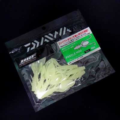 Силиконовая приманка Daiwa HRF Paddle Hog 3in/Glow. Daiwa HRF Paddle Hog 3in/Glow