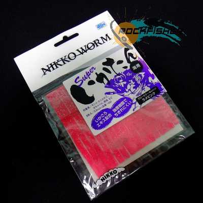 Съедобная приманка Nikko Worm Super 224/PINK. Nikko Worm Super 224/PINK