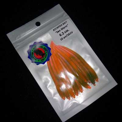 Силиконовая приманка Rockfish Bait Sea Worm 6.2cm/16. Rockfish Bait Sea Worm 6.2cm/16