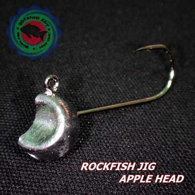 Джиг-головка Rockfish Jig Apple Head #8/2.3g. Rockfish Jig Apple Head #8/2.3g