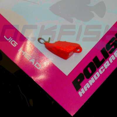 Джиг Polish Shaker Red 2.2g. Polish Shaker Red 2.2g