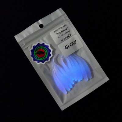 Силиконовая приманка Rockfish Bait Fry Spring 5.2cm/22Glow. Rockfish Bait Fry Spring 5.2cm/22Glow