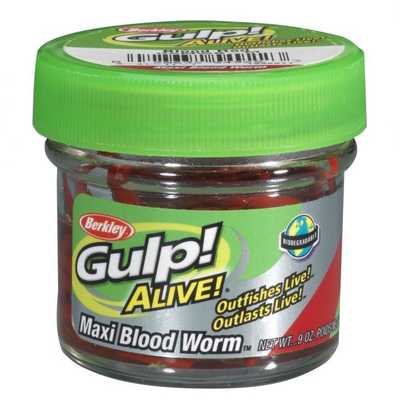 Berkley Gulp Alive Maxi Blood Worm 25g.. Berkley Gulp Alive Maxi Blood Worm 25g.