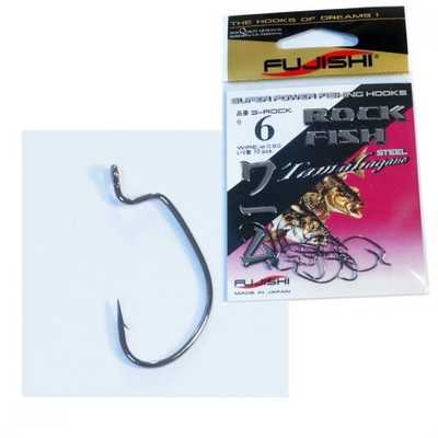 Крючок Офсетный Fujishi RF 3-ROCK #1/0. Fujishi RF 3-ROCK #1/0