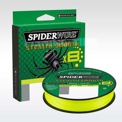Шнур Spider Wire Stealth Smooth 8 Braid 150м 0.06мм CH. Stealth Smooth 8 Braid 150м 0.06мм CH