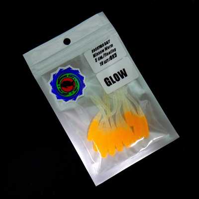 Силиконовая приманка Rockfish Bait Minnow Worm 5cm/BK5. Rockfish Bait Minnow Worm 5cm/BK5