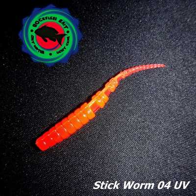 Силиконовая приманка Rockfish Bait Stick Worm 4.5cm/04RED. Rockfish Bait Stick Worm 4.5cm/04RED