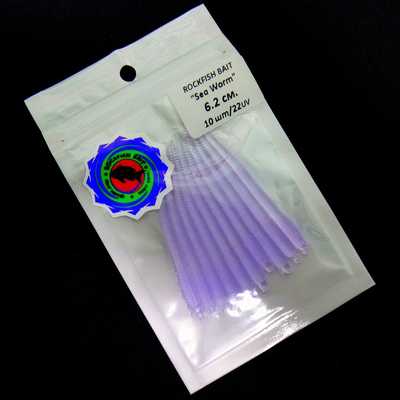 Силиконовая приманка Rockfish Bait Sea Worm 6.2cm/22F. Rockfish Bait Sea Worm 6.2cm/22F