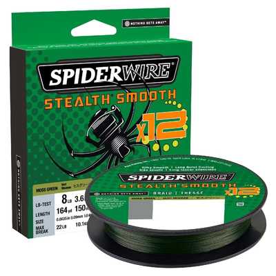 Шнур Spider Wire Stealth Smooth 12 Braid 150м 0.09мм GR. Stealth Smooth 12 Braid 150м 0.09мм GR