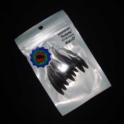 Силиконовая приманка Rockfish Bait Fry Spring 5.2cm/27. Rockfish Bait Fry Spring 5.2cm/27