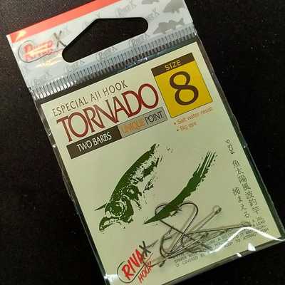RiverX Aji Hook Tornado #8