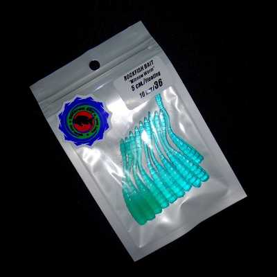 Силиконовая приманка Rockfish Bait Minnow Worm 5cm/36. Rockfish Bait Minnow Worm 5cm/36