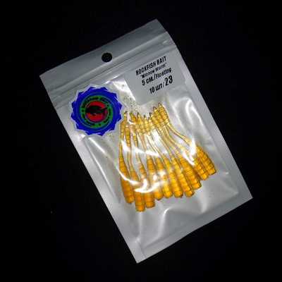 Силиконовая приманка Rockfish Bait Minnow Worm 5cm/23. Rockfish Bait Minnow Worm 5cm/23