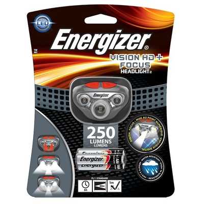 Фонарь налобный Energizer Vision HD+Focus Headlight 250. Energizer Vision HD+Focus Headlight 250