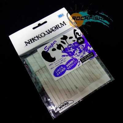 Съедобная приманка Nikko Worm Super 224/SILVER. Nikko Worm Super 224/SILVER