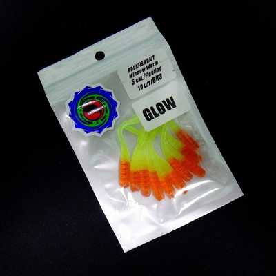Силиконовая приманка Rockfish Bait Minnow Worm 5cm/BK3. Rockfish Bait Minnow Worm 5cm/BK3