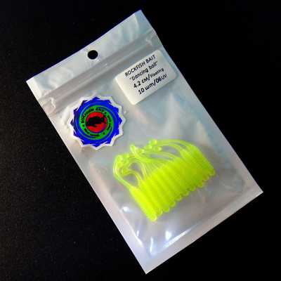 Силиконовая приманка Rockfish Bait Dancing Ball 4.2cm/06LIM. Rockfish Bait Dancing Ball 4.2cm/06LIM