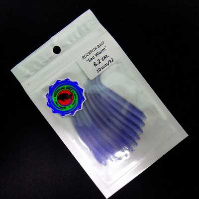 Силиконовая приманка Rockfish Bait Sea Worm 6.2cm/32TZ. Rockfish Bait Sea Worm 6.2cm/32TZ