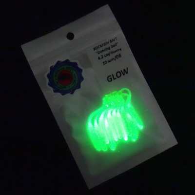Силиконовая приманка Rockfish Bait Dancing Ball 4.2cm/06GLOW. Rockfish Bait Dancing Ball 4.2cm/06GLOW