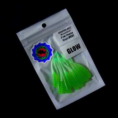 Силиконовая приманка Rockfish Bait Minnow Worm 5cm/ВК01. Rockfish Bait Minnow Worm 5cm/ВК01